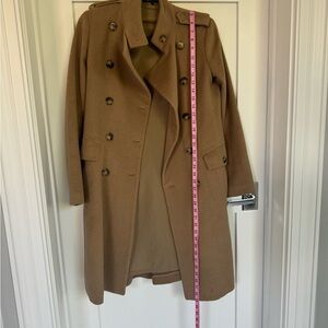 Wool theory trench coat